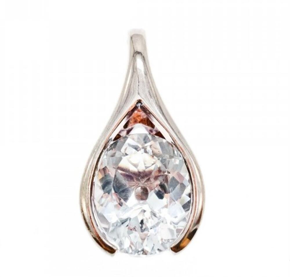 925 Sterling Silver Quartz Pendant